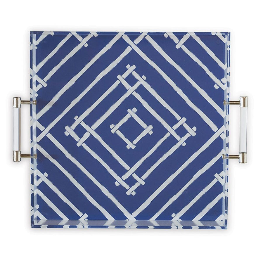 Serveware: Trays Bamboozled Indigo Lucite Tray