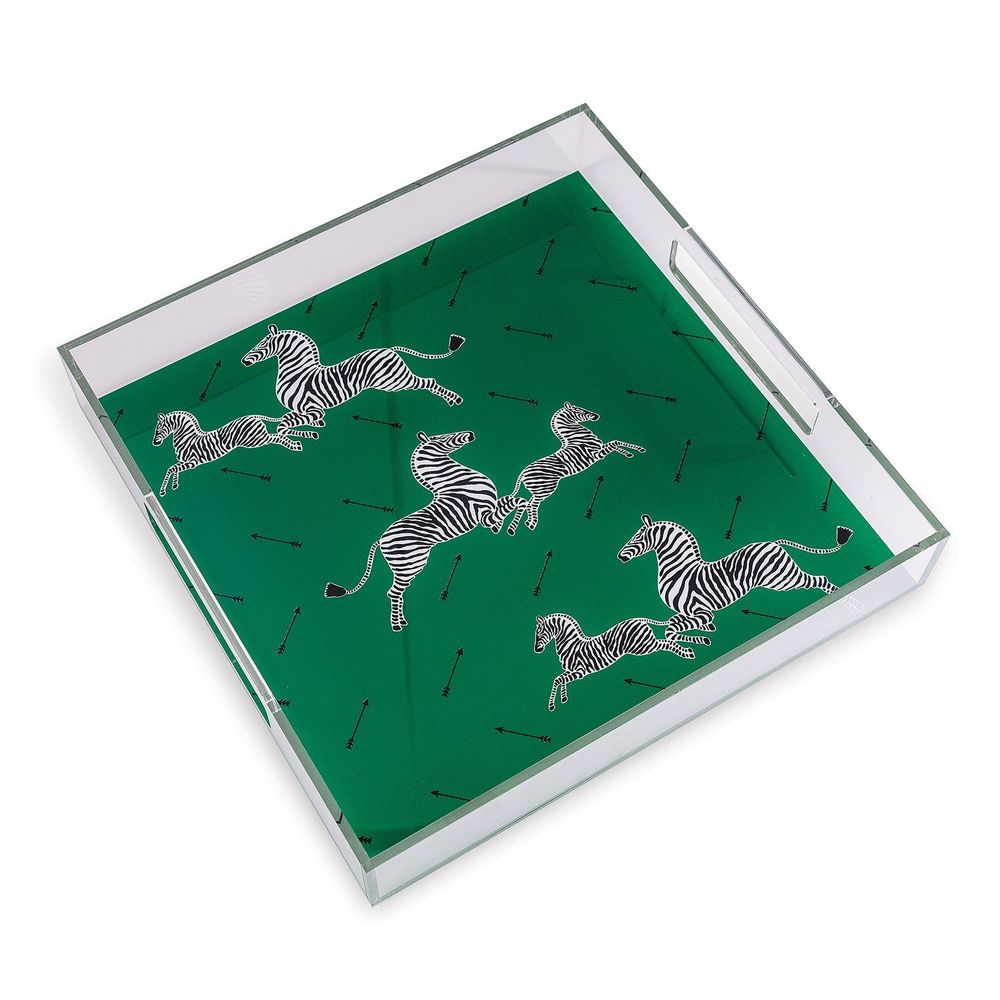 Scalamandre Zebra Lucite Tray - Thumbnail 5