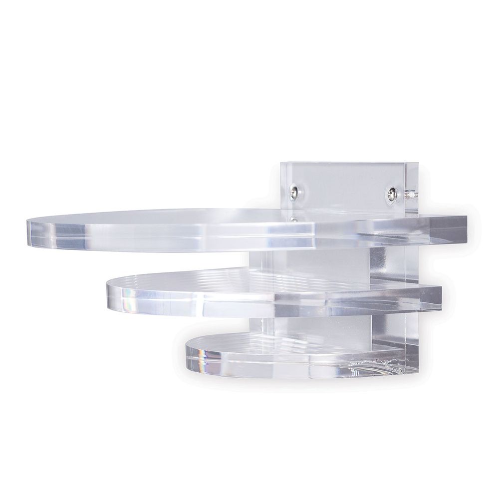 Bookcases & Etageres Deco Square and Round Lucite Shelf