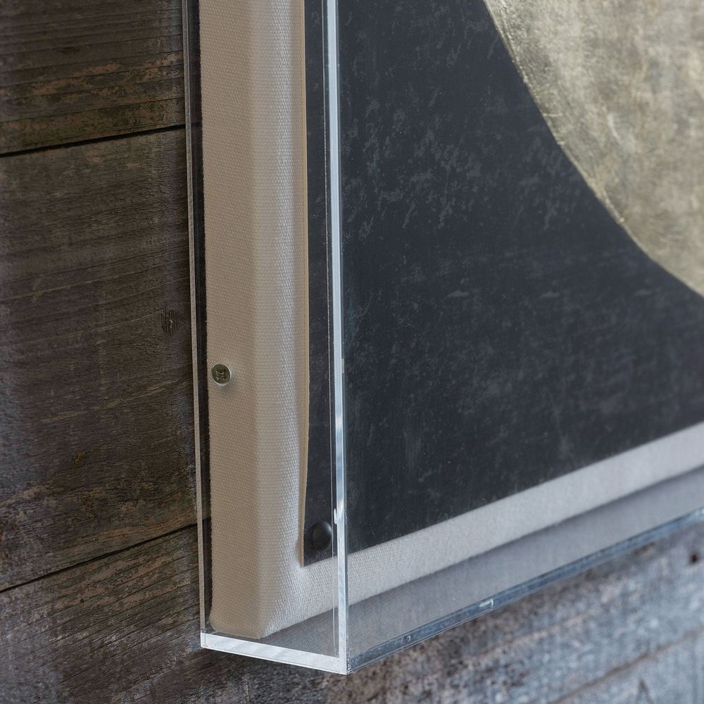 Wall Decor Gold Moon Artwork (Set of 4)