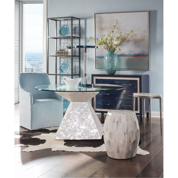 Side Tables Invicta Round Spot Table - Navy Blue