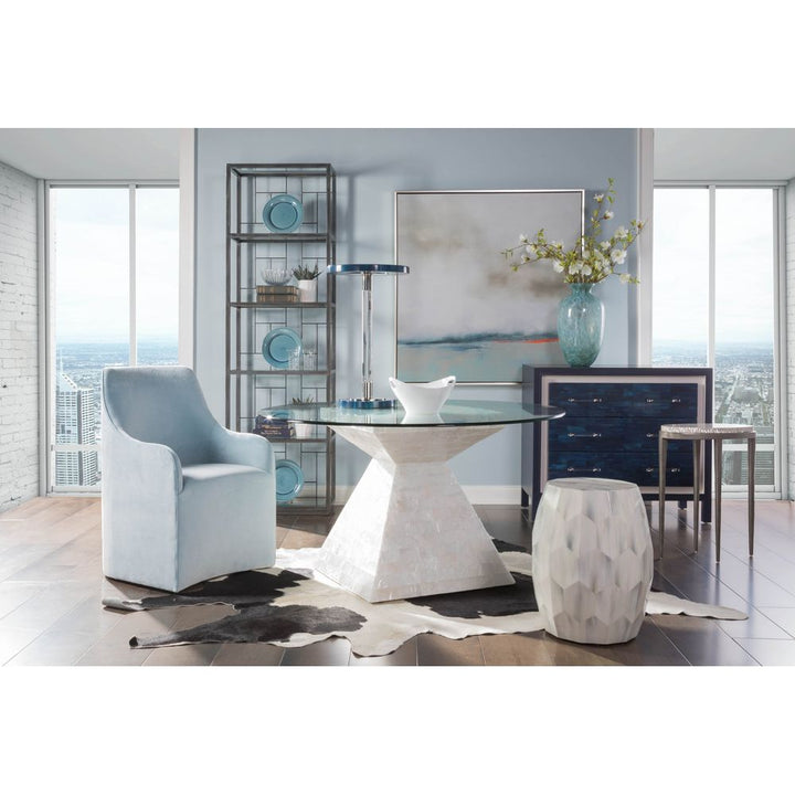 Side Tables Gravitas Round Spot Table - Champagne