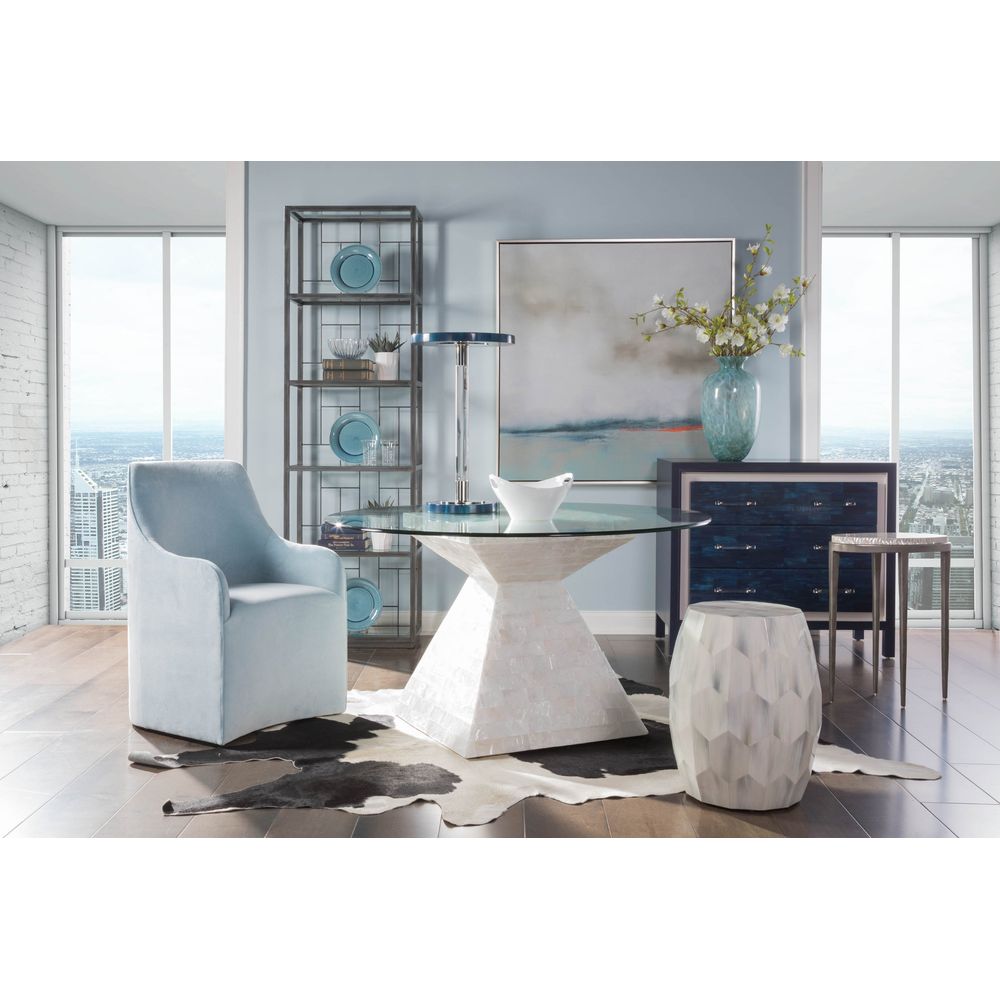 Cabinets & Curios Invicta Hall Chest - Navy Blue