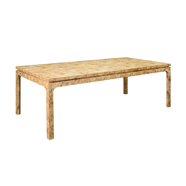 Dining Tables Adams Rectangular Dining Table In Burl Wood