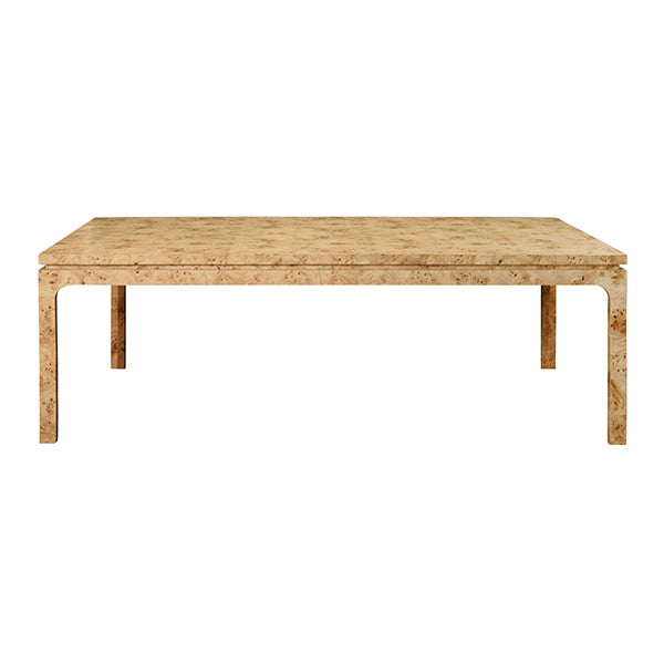 Dining Tables Adams Rectangular Dining Table In Burl Wood