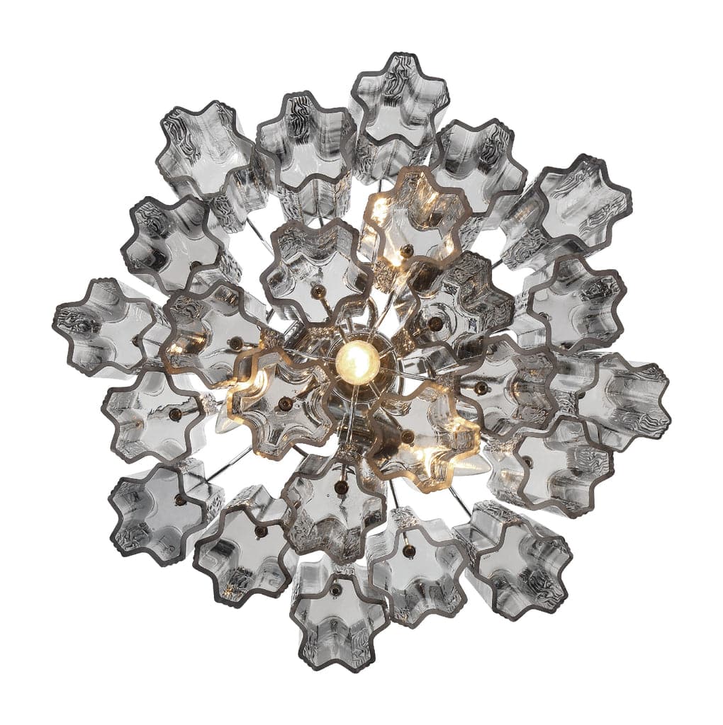Addis 4 Light Chandelier-Crystorama Lighting Company-CRYSTO-ADD-300-AG-AM-ChandeliersAged Brass-Tronchi Glass Amber-13-France and Son
