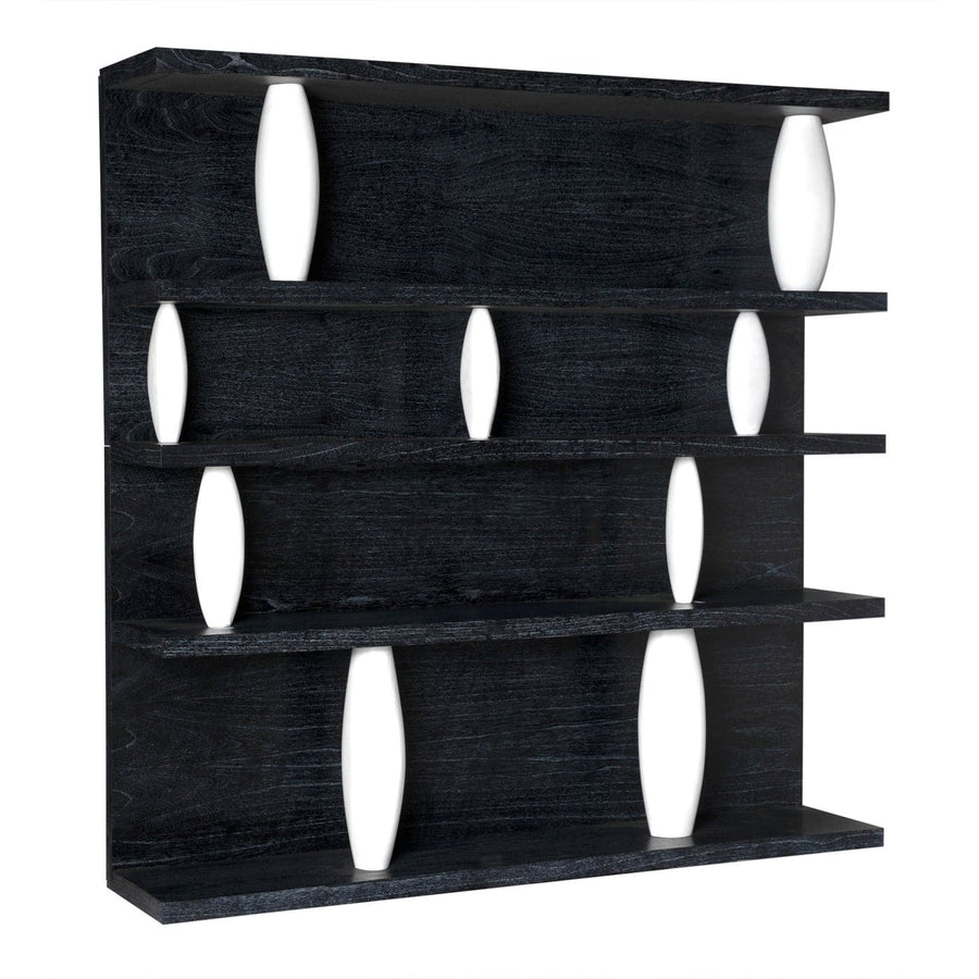 Dorian Shelving-Noir-NOIR-AE-206-Bookcases & Cabinets-1-France and Son