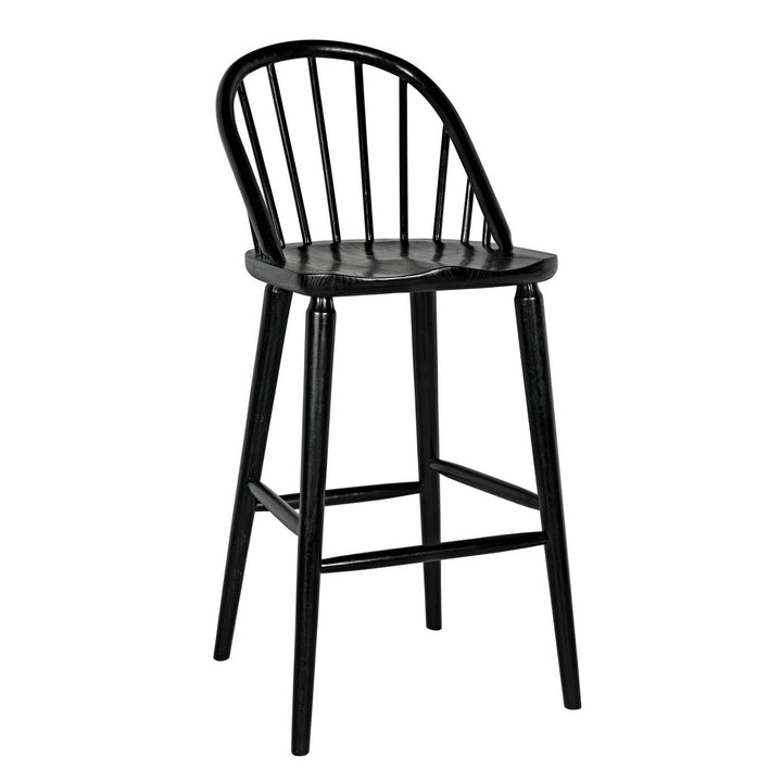 Gloster Bar Chair in Charcoal Black-Noir-STOCKR-NOIR-AE-218CHB-L-Bar Stools-1-France and Son