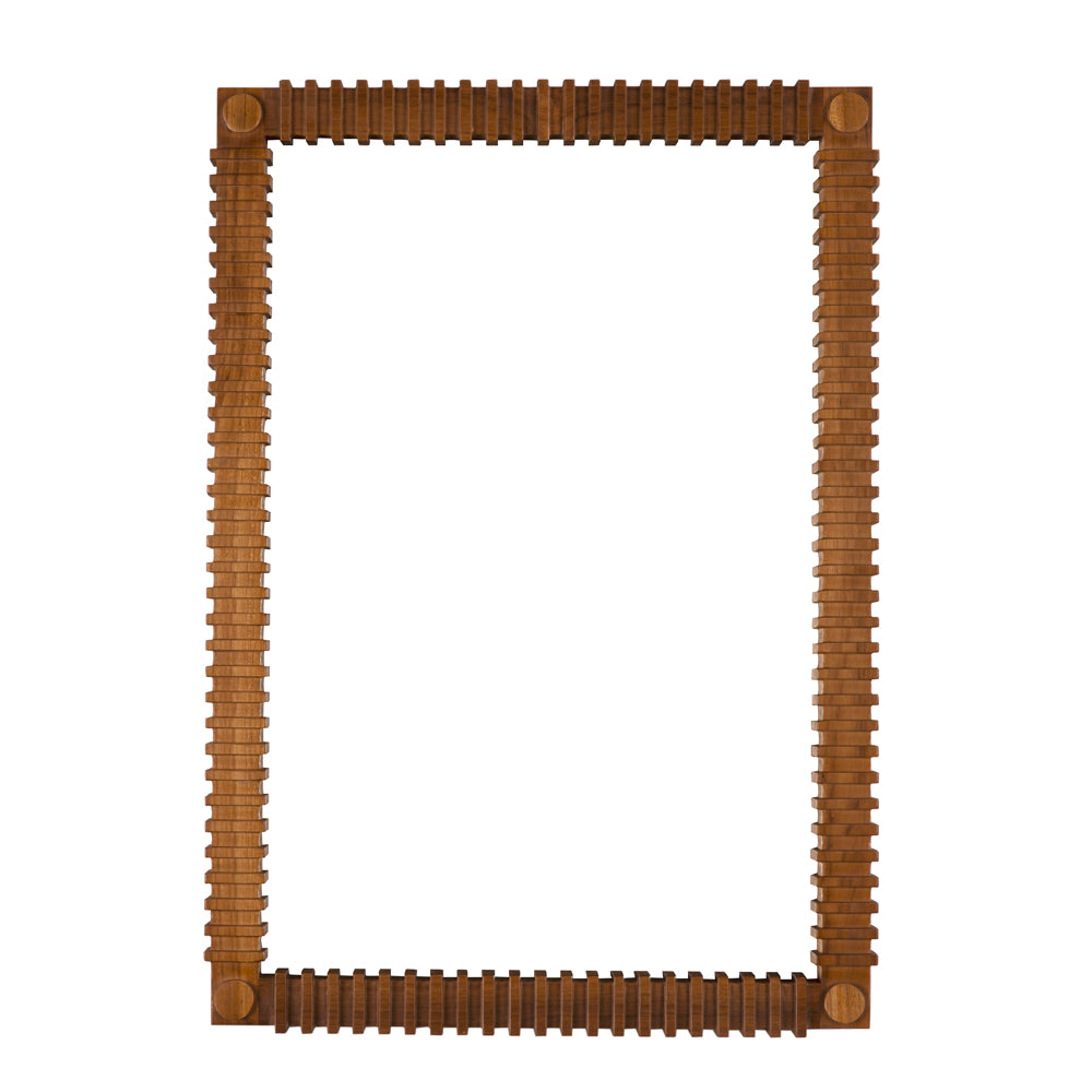 Mirrors Rift Mirror, Teak