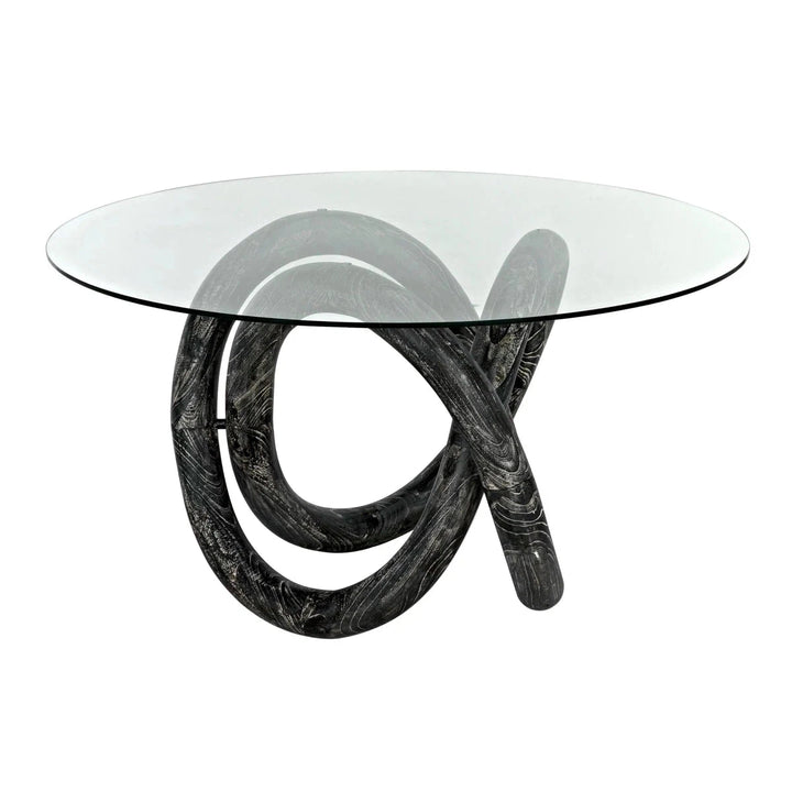 Zaza Dining Table, Cinder Black