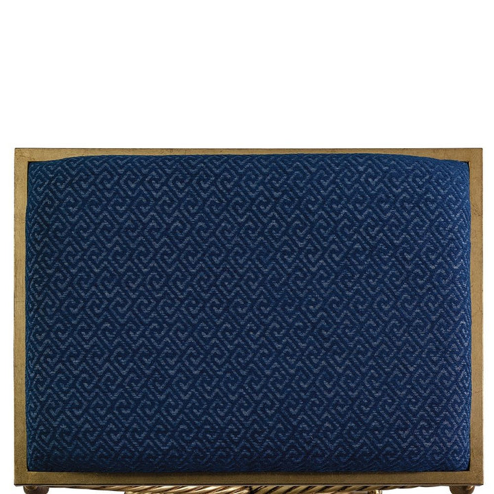 Stools & Ottomans Delfern Gold Bench-- Road To Canton Peach- Kit