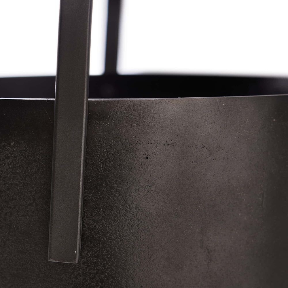 Fireplace Accessories Vladis Firewood Basket - Black