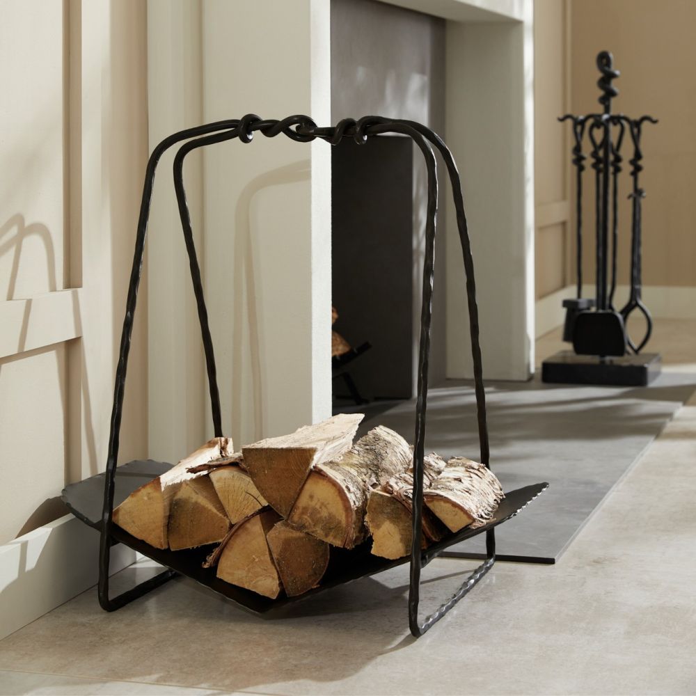 Fireplace Accessories Bellanova Log Holder - Black