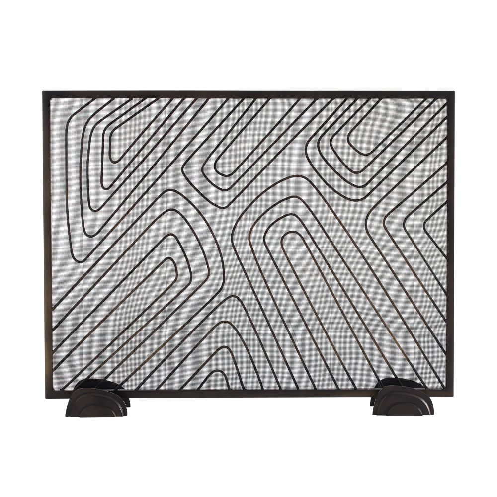 Fireplace Accessories Orban Firescreen - Black