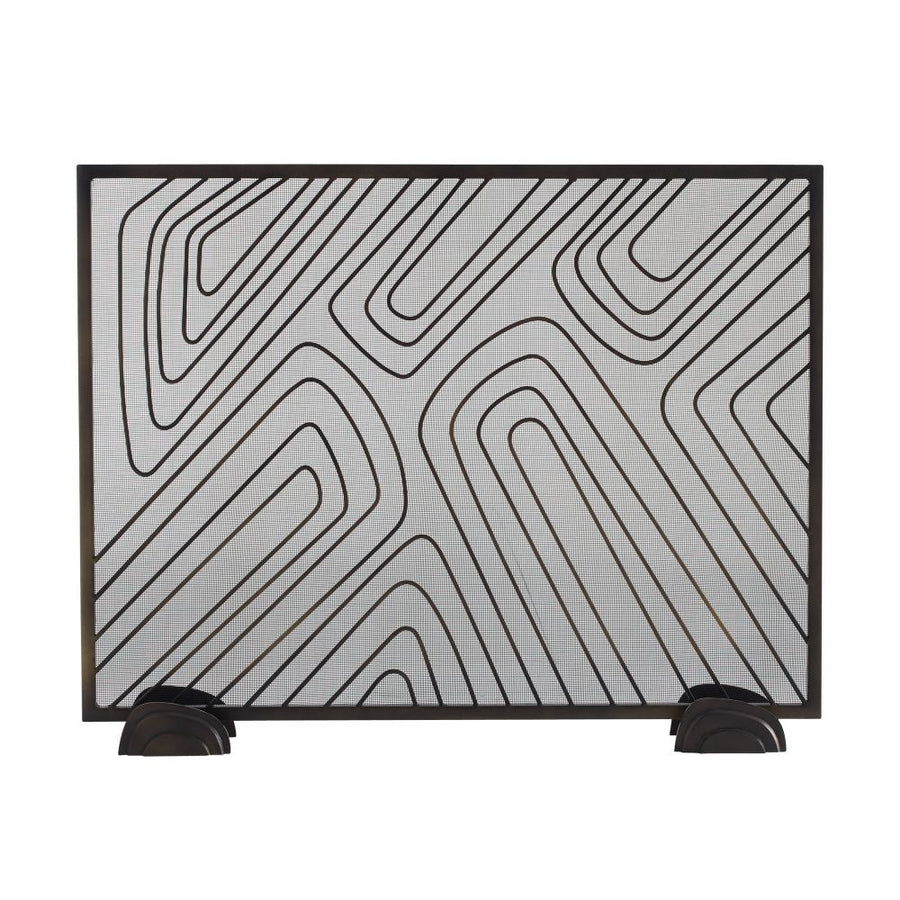 Fireplace Accessories Orban Firescreen - Black