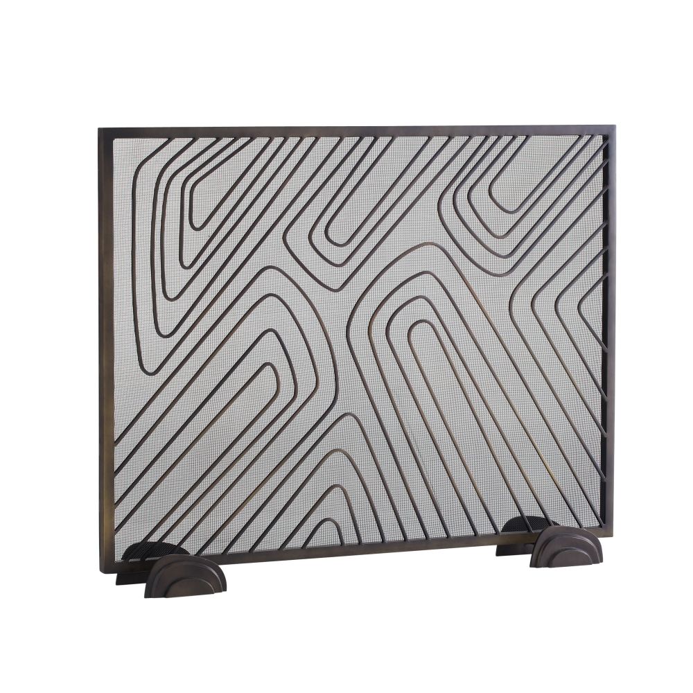 Fireplace Accessories Orban Firescreen - Black