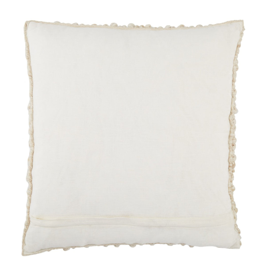 Jaipur Living Kaz Textured Beige/ Ivory Pillow Cover (22" Square)