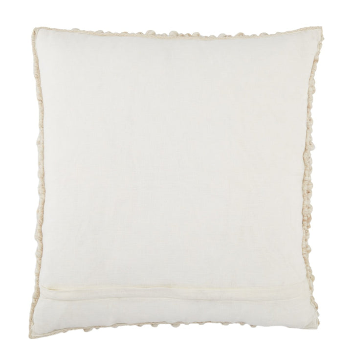 Jaipur Living Kaz Textured Beige/ Ivory Pillow Cover (22" Square)