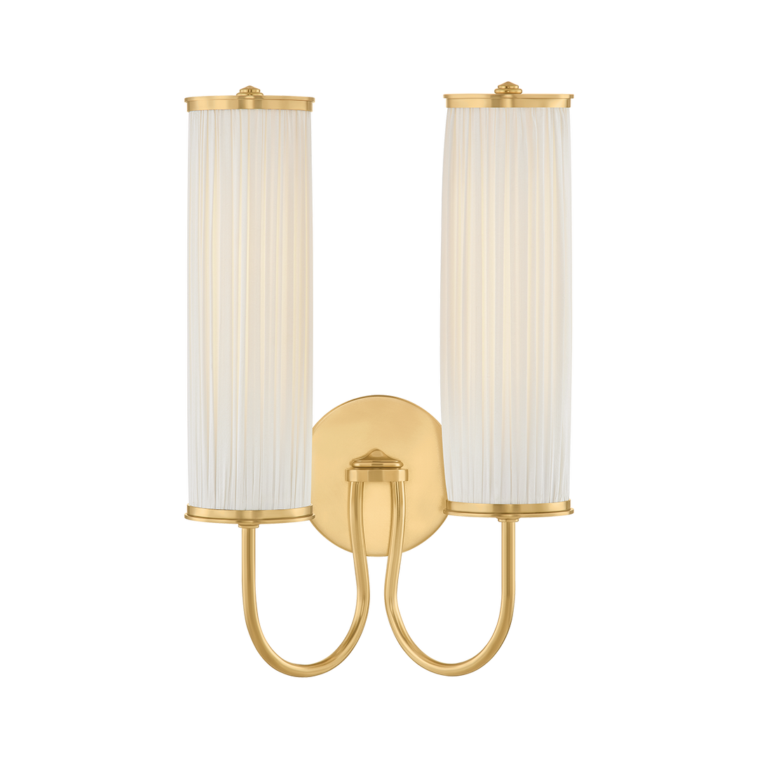 Elaine Wall Sconce - Aged Brass