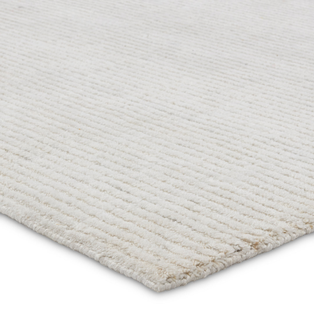 Clarify Handwoven Outdoor Solid Ivory/ N/A Area Rug (2'X3')