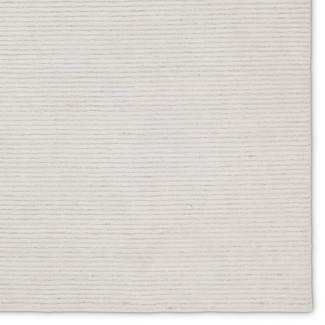 Clarify Handwoven Outdoor Solid Ivory/ N/A Area Rug (2'X3')