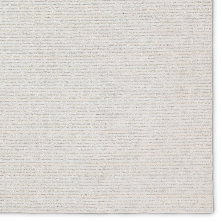 Clarify Handwoven Outdoor Solid Ivory/ N/A Area Rug (2'X3')