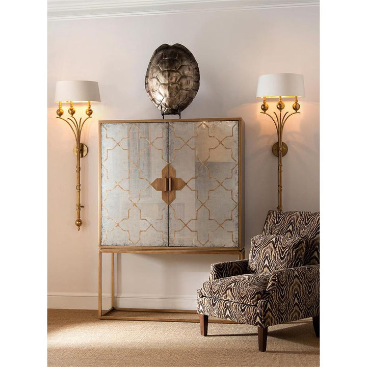 Wall Lighting Romina Three-Light Wall Sconce - Brass