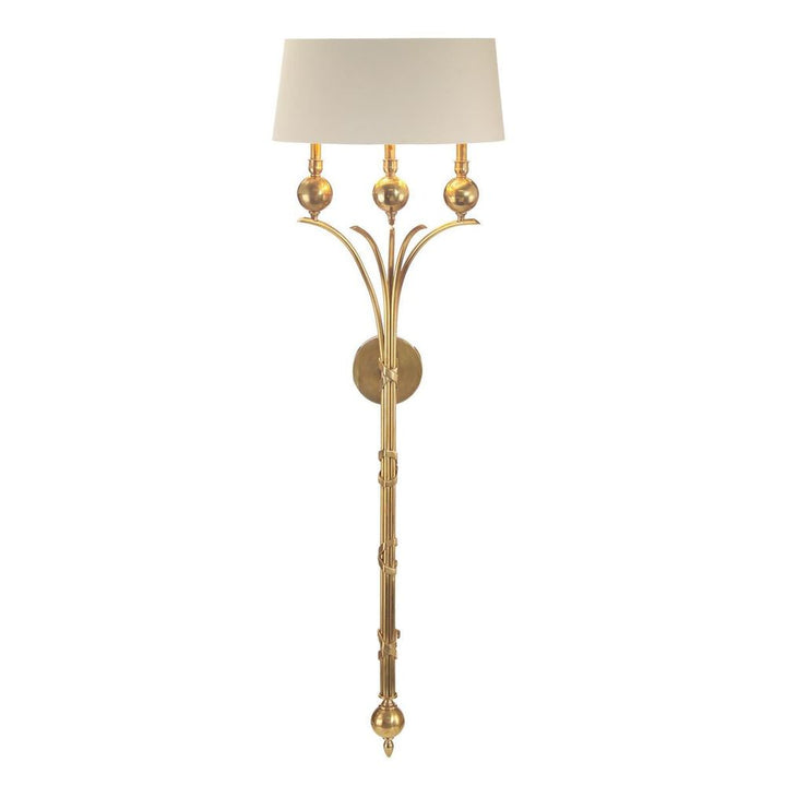 Wall Lighting Romina Three-Light Wall Sconce - Brass