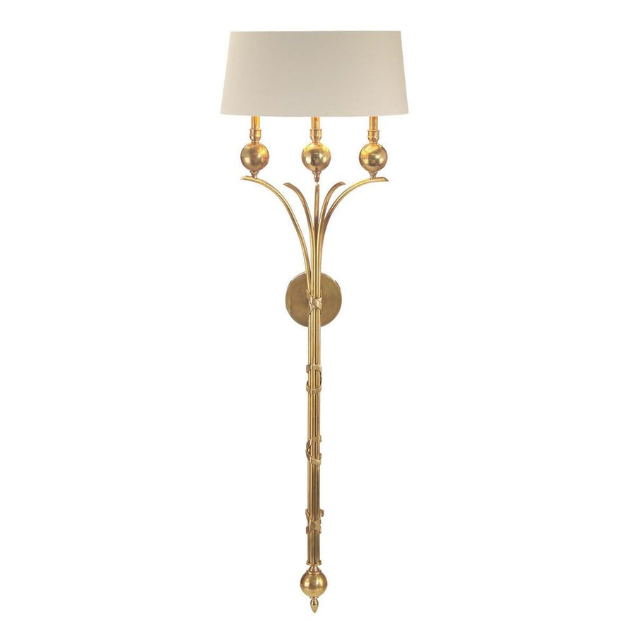 Wall Lighting Romina Three-Light Wall Sconce - Brass