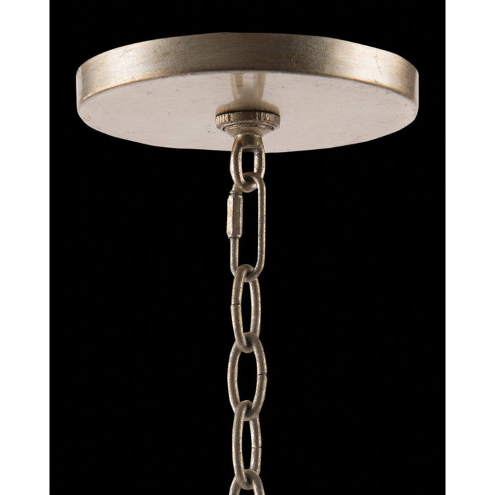 Leif Crystal Eight-Light Chandelier - Gold - Steel