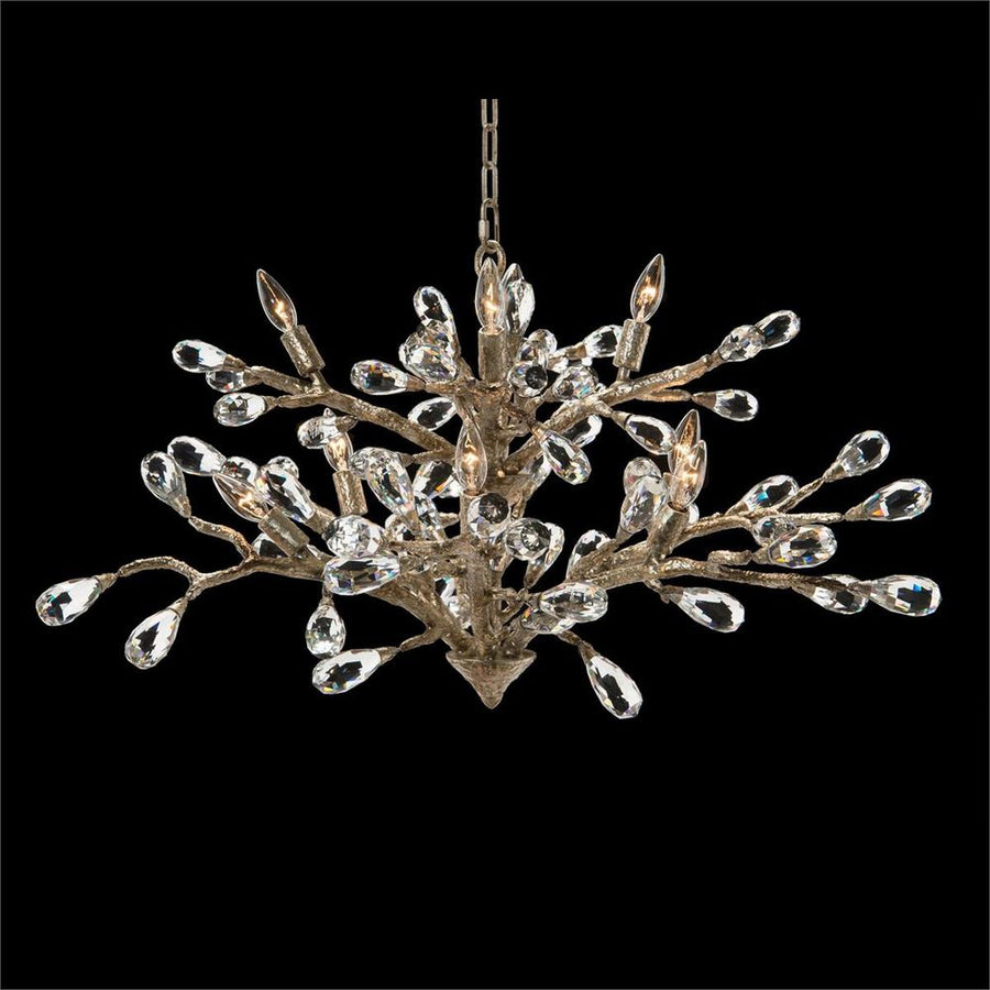 Chandeliers Lumina Crystal Ten-Light Chandelier - Silver