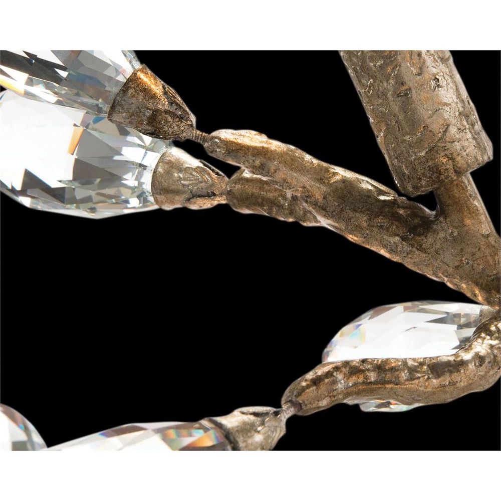 Chandeliers Budding Crystal Ten-Light Chandelier - Silver