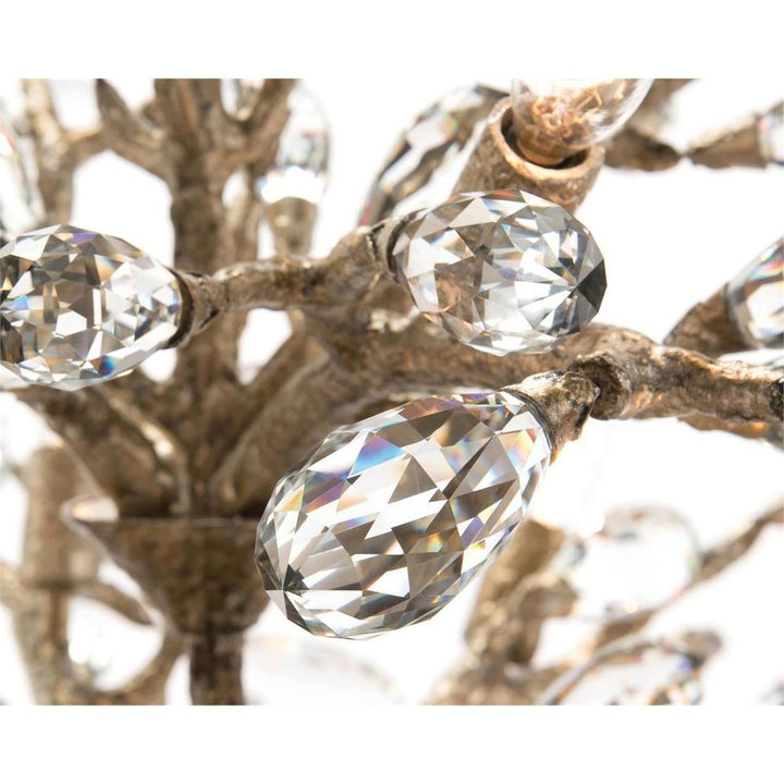 Chandeliers Budding Crystal Ten-Light Chandelier - Silver