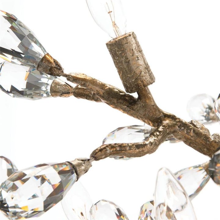 Chandeliers Budding Crystal Ten-Light Chandelier - Silver