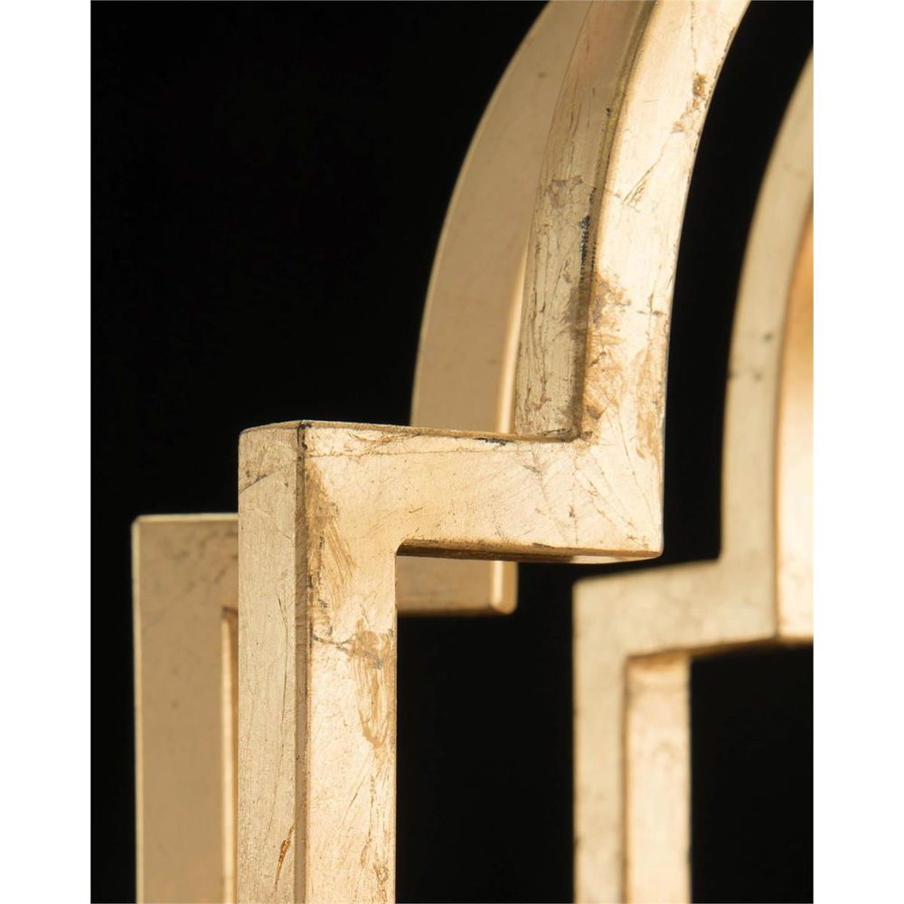 Chandeliers Gold-Leaf And Crystal Chandelier - Clear