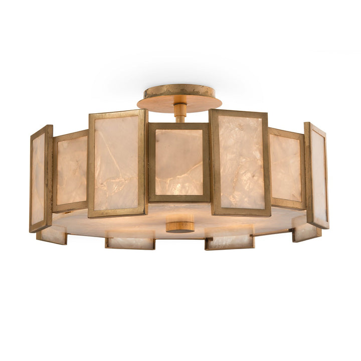 Lorient Panel Six-Light Semi-Flush - Gold - Brass