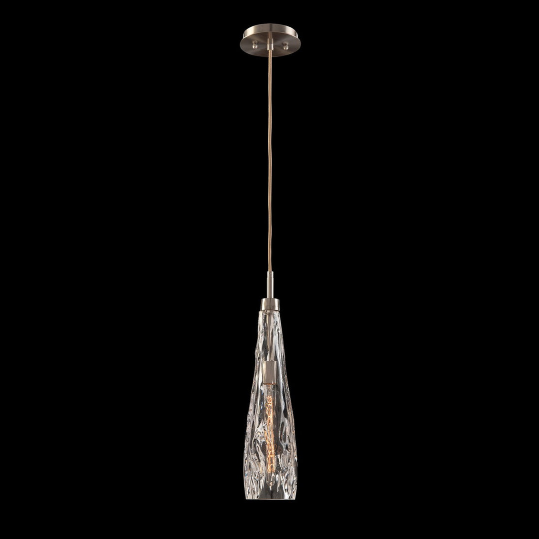 Verano Glass Hanging Pendant - Gold - Iron