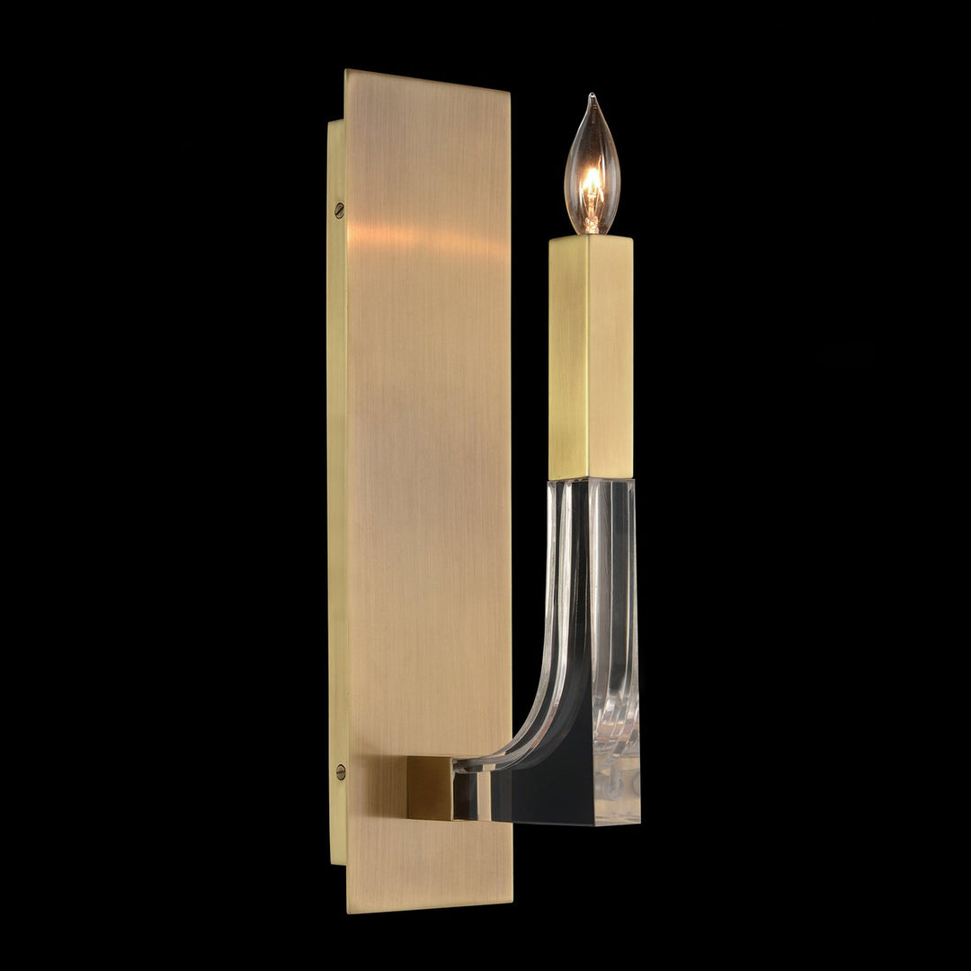 Radiant And Brass Single-Light Wall Sconce - Gold