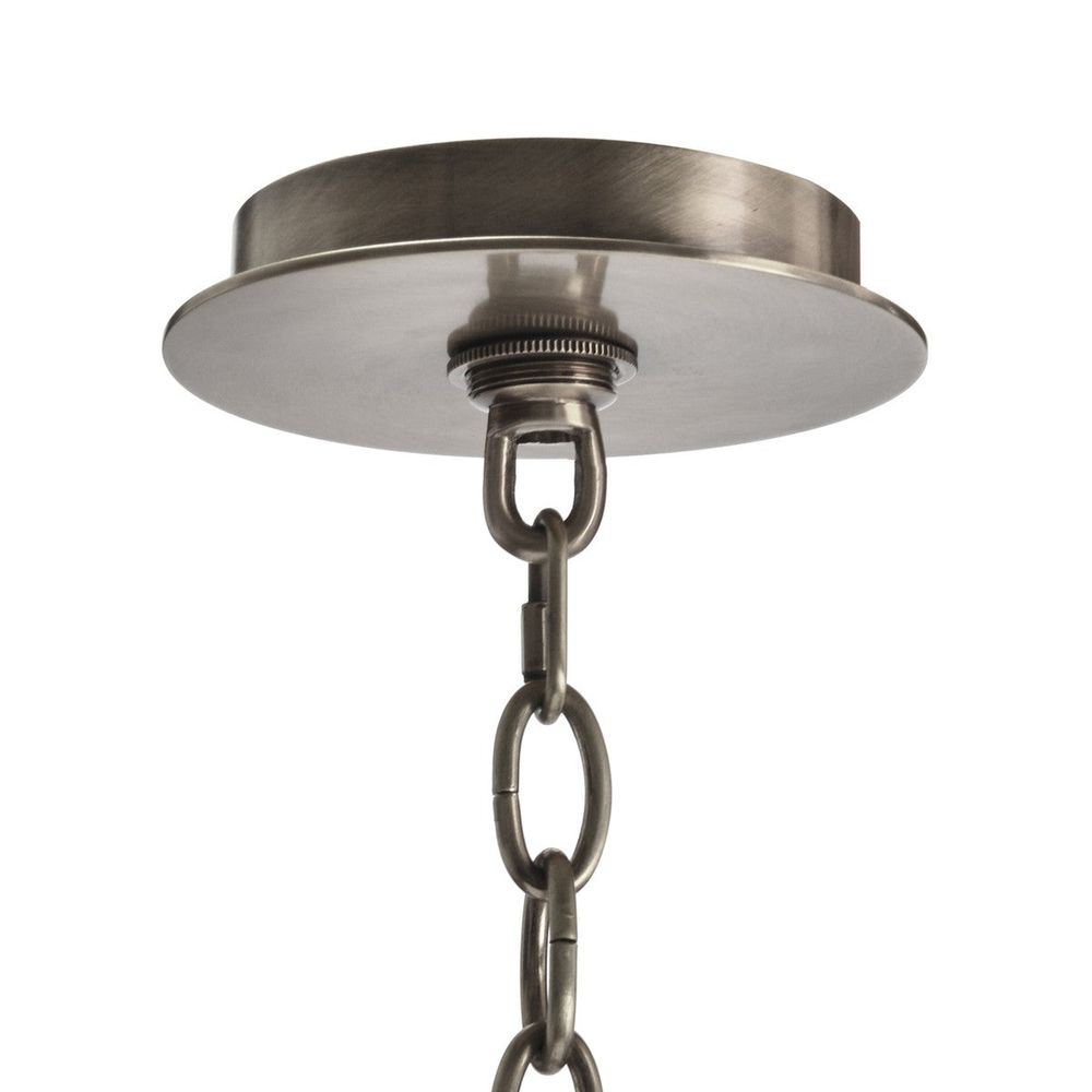 Chandeliers Acrylic And Nickel Six-Light Chandelier - Silver