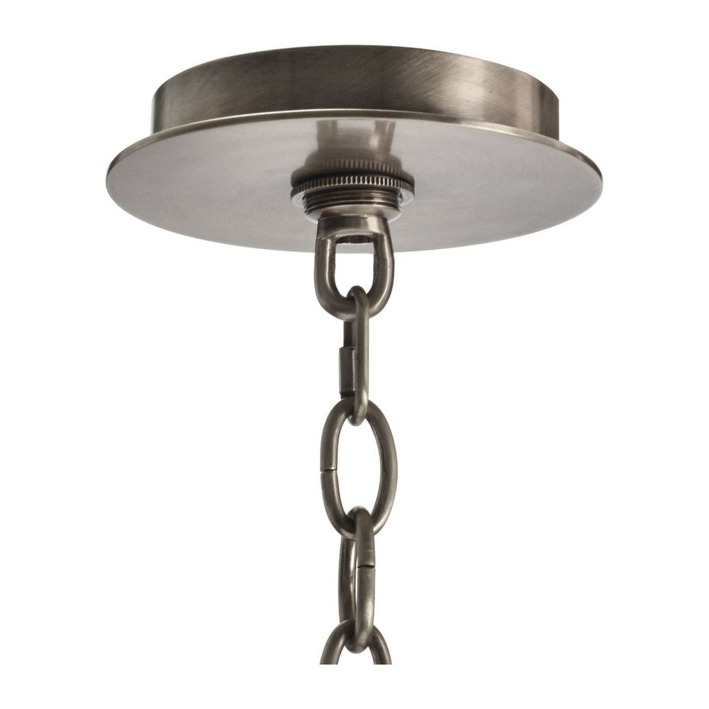 Chandeliers Acrylic And Nickel Six-Light Chandelier - Silver