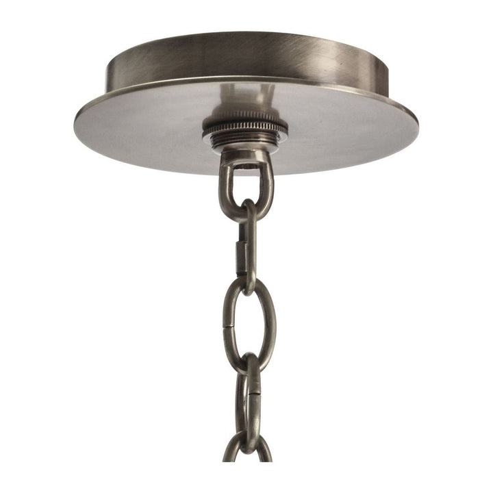 Chandeliers Acrylic And Nickel Six-Light Chandelier - Silver