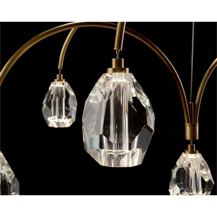 Chandeliers Polaris Cut Crystal Nine-Light Chandelier - Clear
