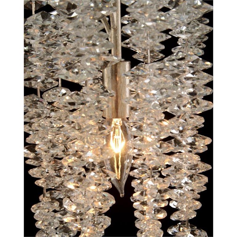 Pendants Cascading Crystal Droplight - Gold