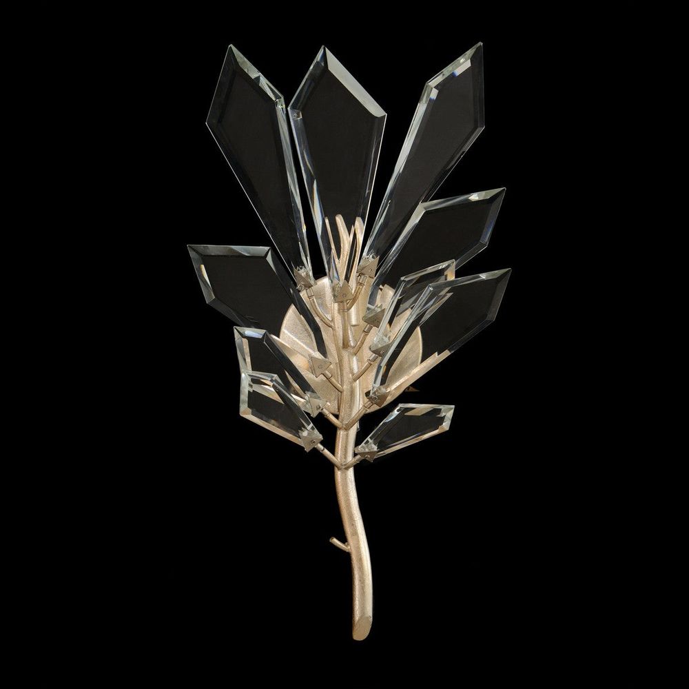 Wall Lighting Kōtta Single-Light Cut-Crystal Wall Sconce - Silver