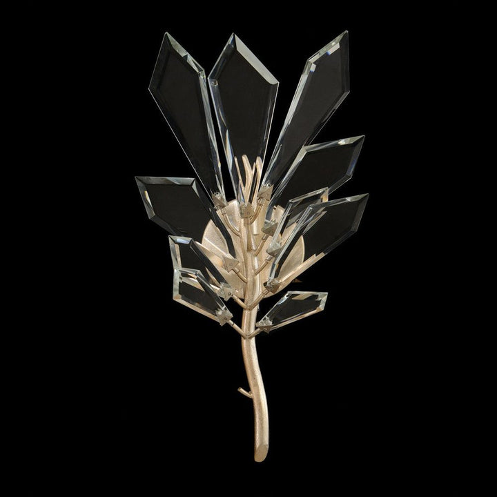 Wall Lighting Kōtta Single-Light Cut-Crystal Wall Sconce - Silver