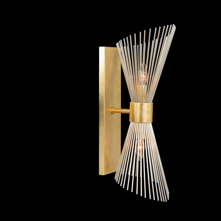 Happiness Two-Light Wall Sconce - Silver