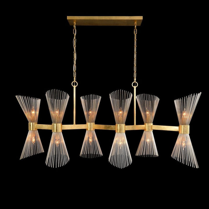 Chandeliers Bonheur Twelve-Light Horizontal Chandelier