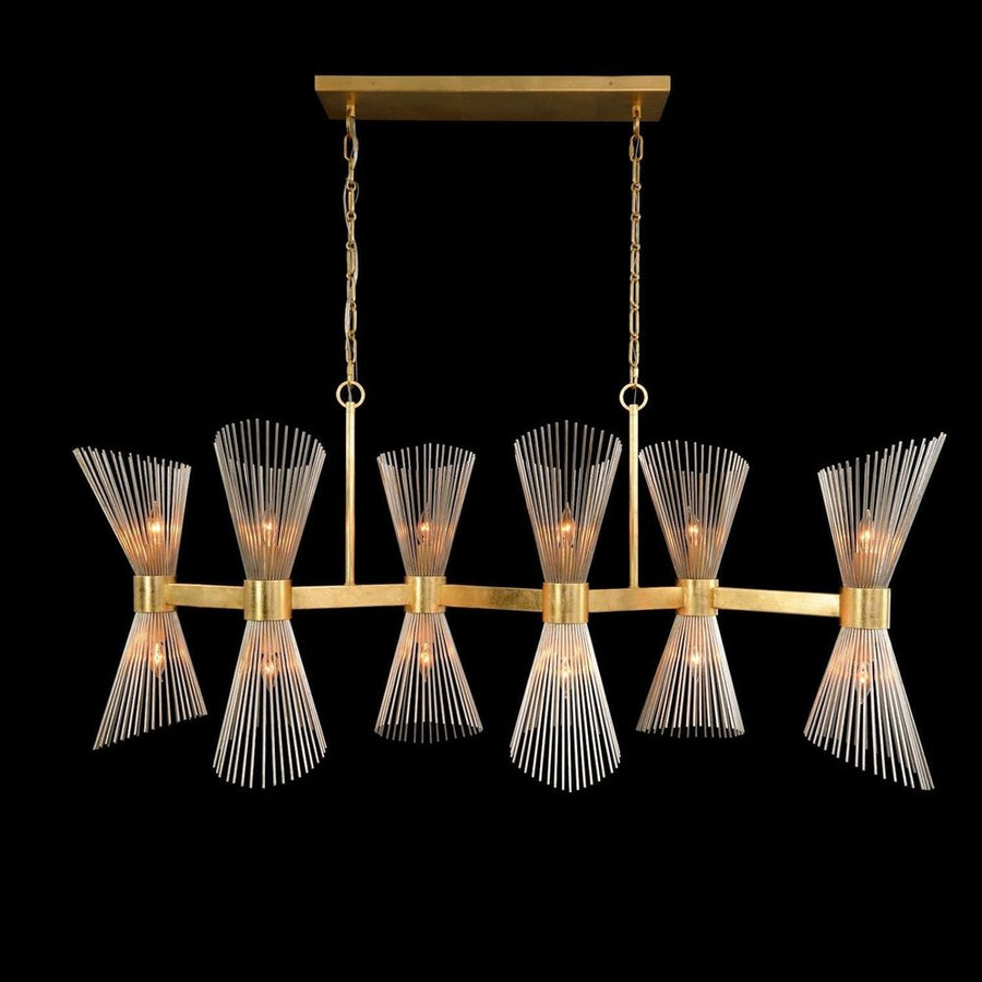 Chandeliers Bonheur Twelve-Light Horizontal Chandelier