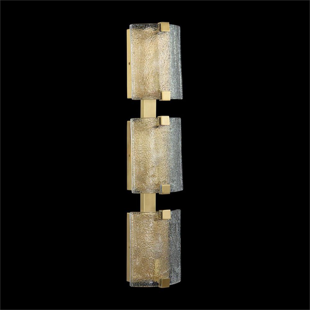 Wall Lighting Claritas Three-Light Wall Sconce, Brass