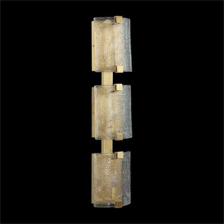 Wall Lighting Claritas Three-Light Wall Sconce, Brass